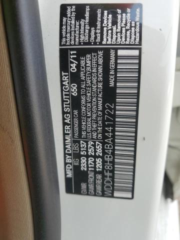 2011 MERCEDES-BENZ E 350 4MAT - WDDHF8HB4BA441722