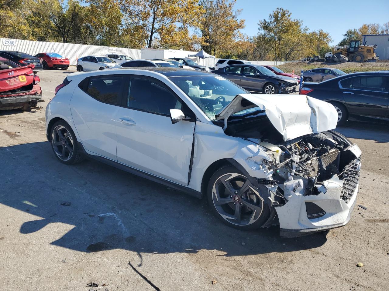 Lot #3316712398 2019 HYUNDAI VELOSTER T