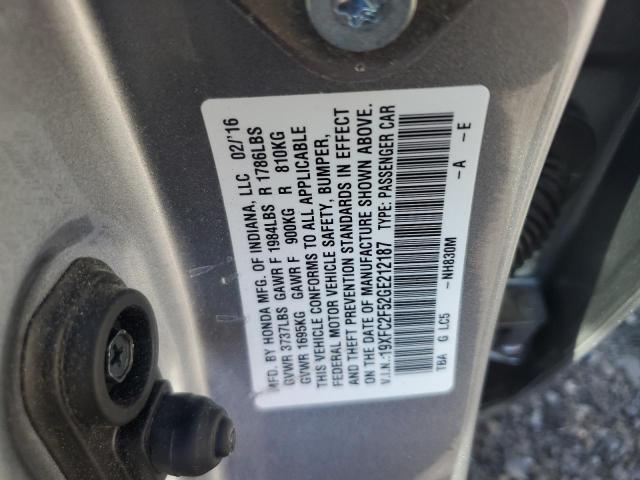 2016 HONDA CIVIC LX - 19XFC2F52GE212187