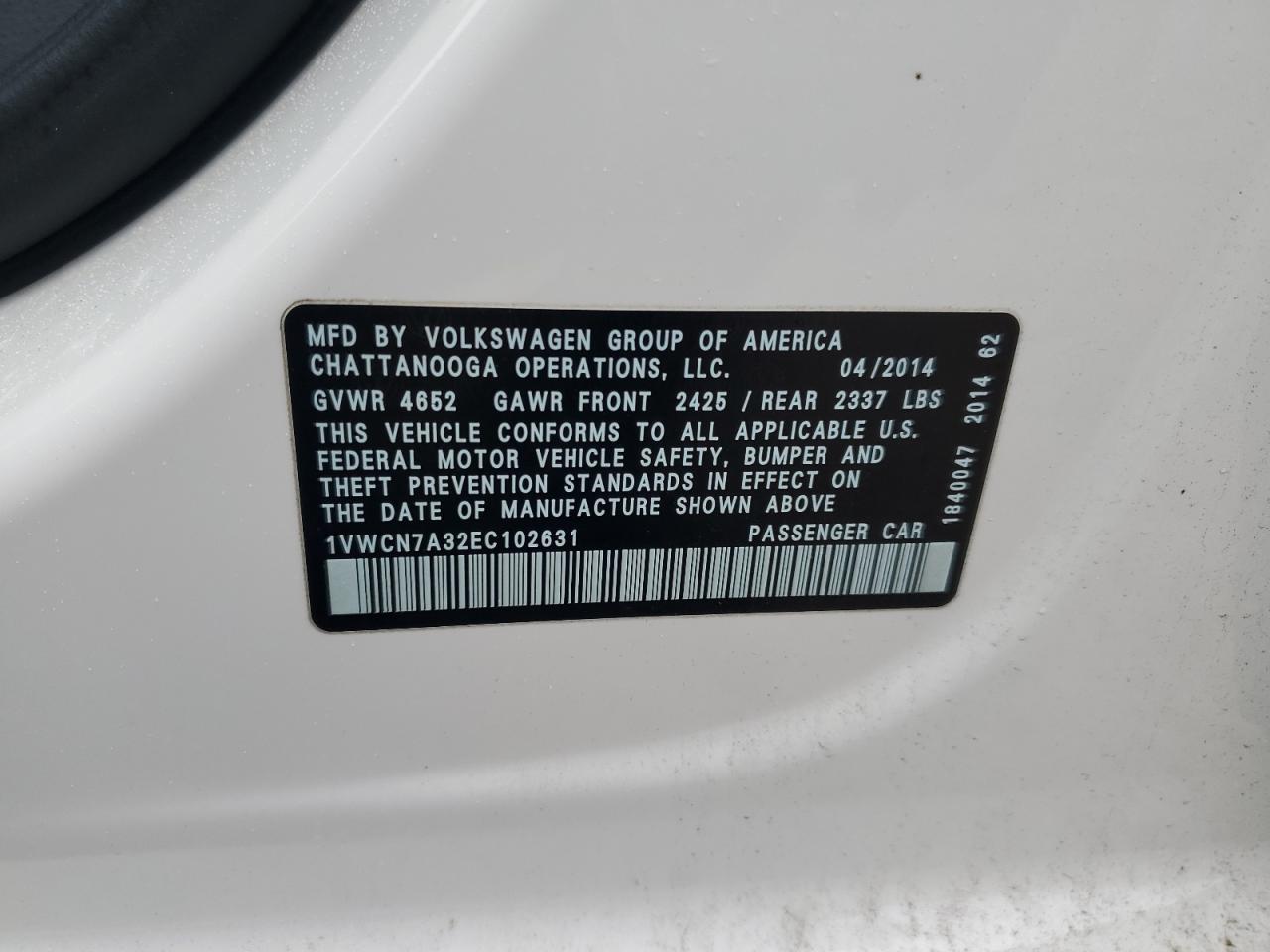 VOLKSWAGEN PASSAT SEL