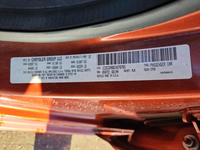 2012 DODGE AVENGER SE - 1C3CDZAB6CN276765