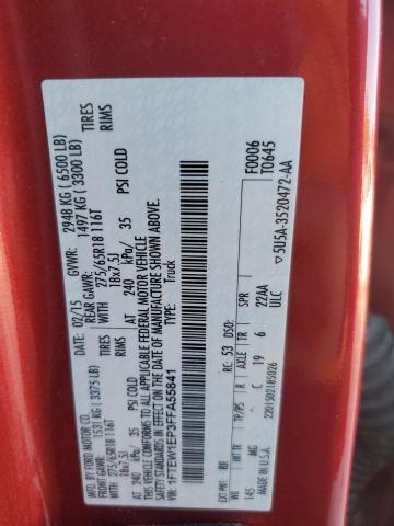 2015 FORD F150 SUPER - 1FTEW1EP3FFA55841