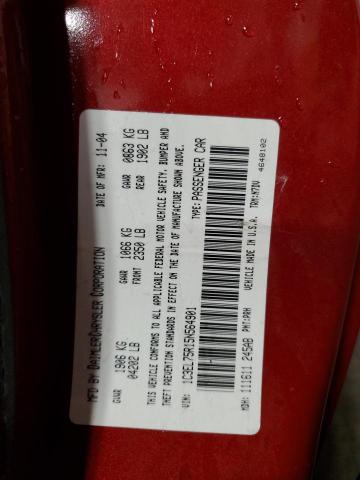 2005 CHRYSLER SEBRING GT #3283989816