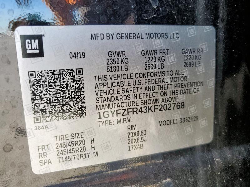 2019 CADILLAC XT4 SPORT #3303003645