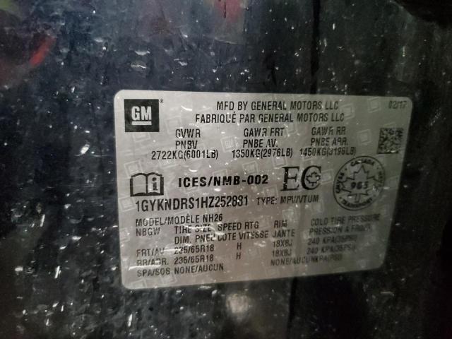 2017 CADILLAC XT5 LUXURY #3287662044