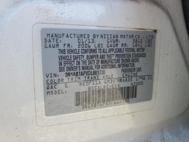 2013 NISSAN SENTRA S - 3N1AB7APXDL661730