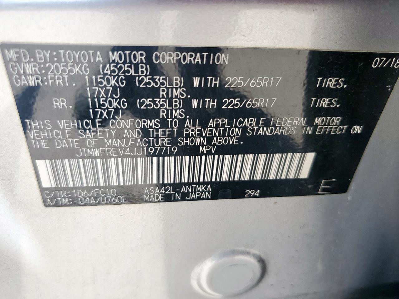 TOYOTA RAV4 ADVENTURE