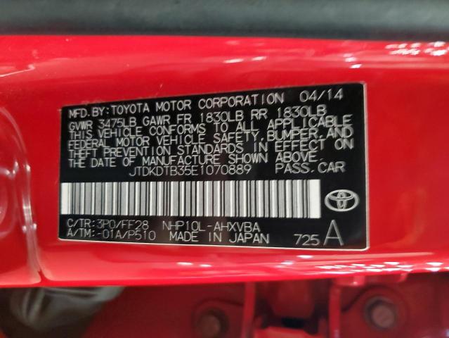 2014 TOYOTA PRIUS C #3293134149