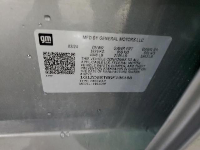 2024 CHEVROLET MALIBU LT 1G1ZD5ST6RF195198