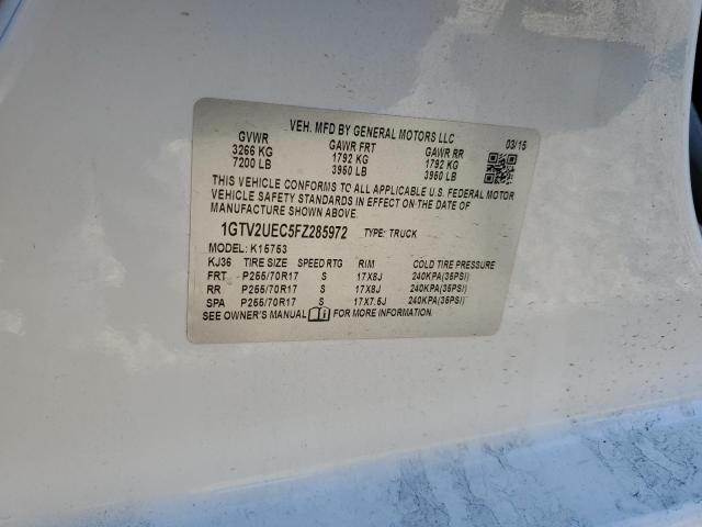 2015 GMC SIERRA K1500 SLE #3316700489