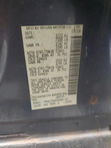 2015 NISSAN ARMADA SV - 5N1AA0ND5FN600596