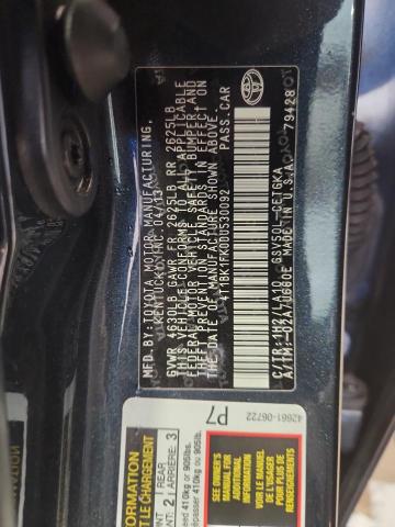 2013 TOYOTA CAMRY SE - 4T1BK1FK0DU530092