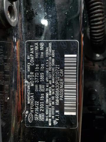 2023 HYUNDAI VENUE SE KMHRB8A30PU210721