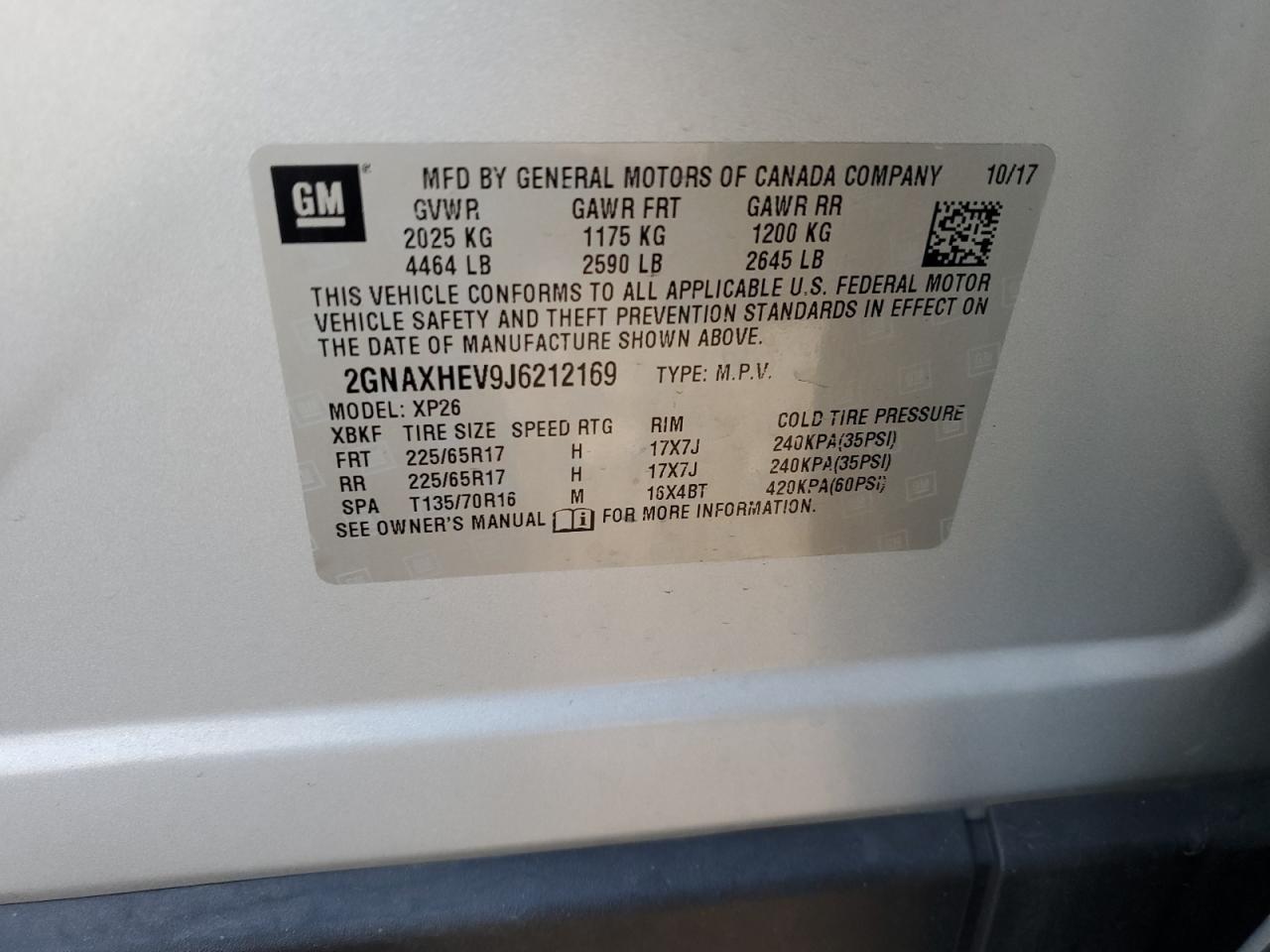 CHEVROLET EQUINOX LS