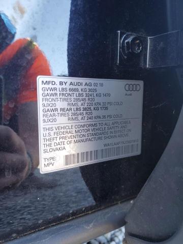 2018 AUDI Q7 PREMIUM - WA1LAAF7XJD031913