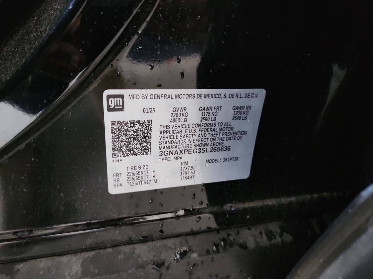 CHEVROLET EQUINOX LT