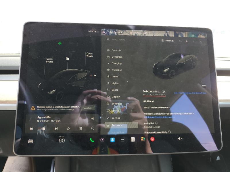 2021 TESLA MODEL 3 #3302933659