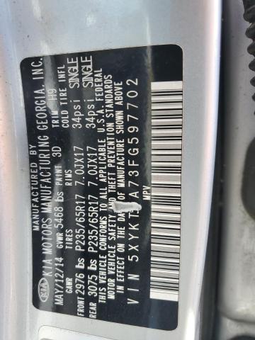 2015 KIA SORENTO LX 5XYKTDA73FG597702