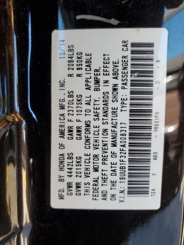 2015 ACURA TLX 19UUB1F32FA008317