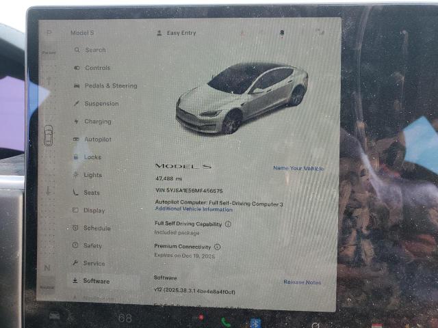 2021 TESLA MODEL S #3304522464