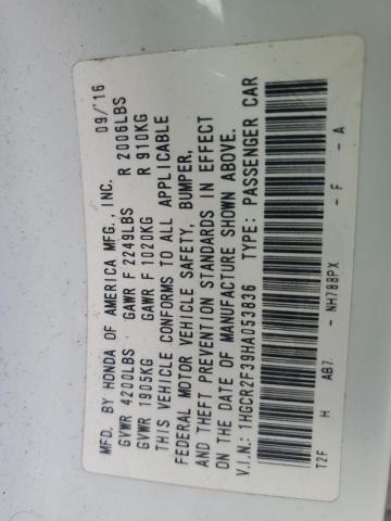 2017 HONDA ACCORD LX - 1HGCR2F39HA053836