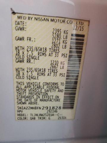 2015 NISSAN MURANO S - 5N1AZ2MH8FN291828