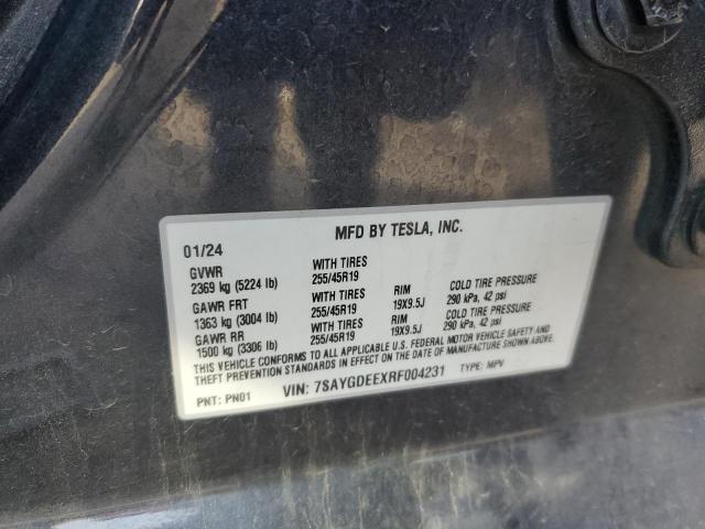 2024 TESLA MODEL Y - 7SAYGDEEXRF004231