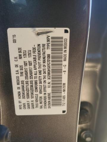 2015 HONDA CR-V EX - 3CZRM3H5XFG701088