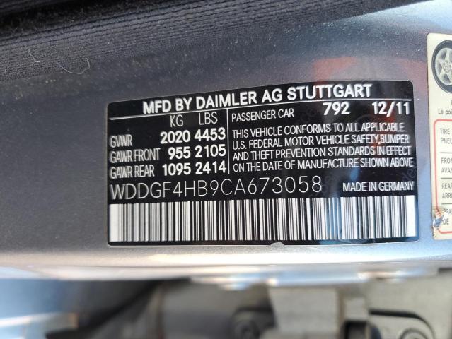 2012 MERCEDES-BENZ C 250 - WDDGF4HB9CA673058