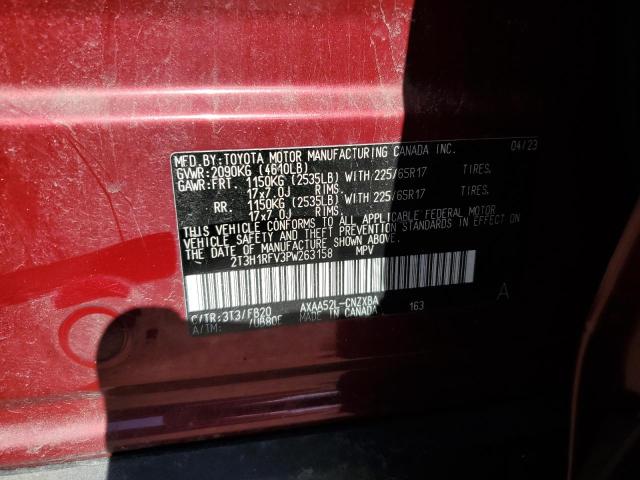 2023 TOYOTA RAV4 LE - 2T3H1RFV3PW263158