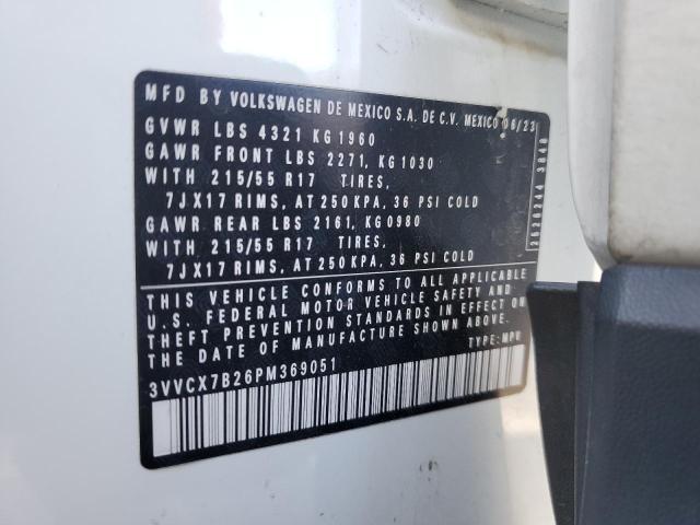 2023 VOLKSWAGEN TAOS S #3291516934