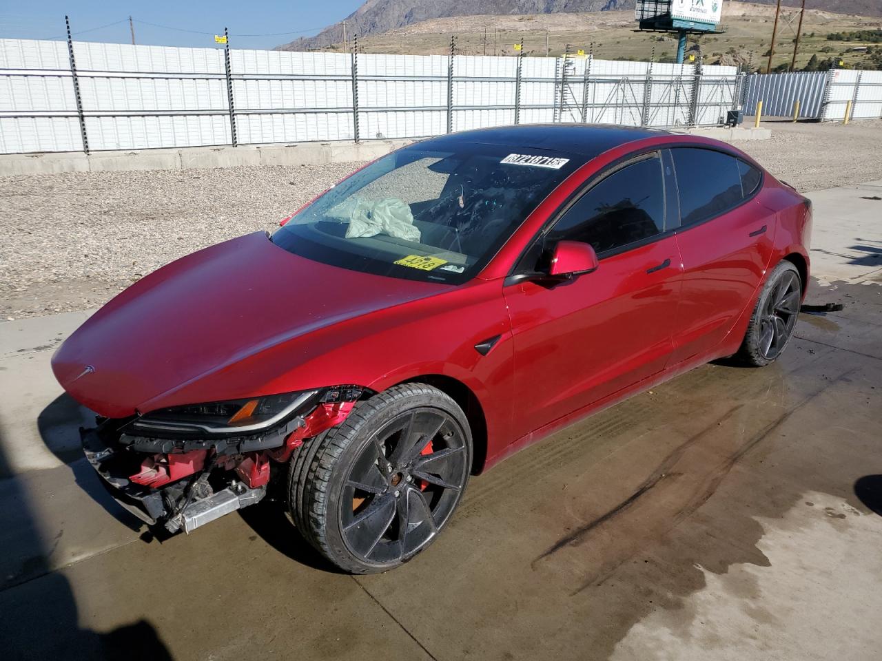 Lot #3311565250 2024 TESLA MODEL 3