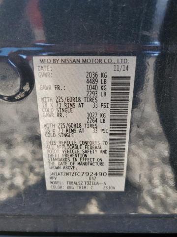 2015 NISSAN ROGUE S - 5N1AT2MT2FC792490
