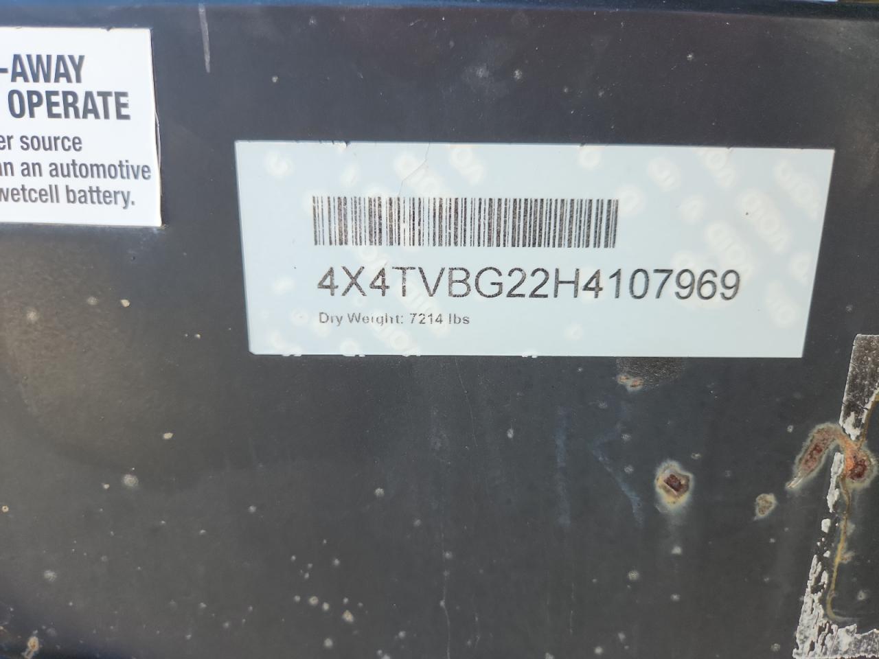 Lot #3284011847 2017 FVVB TRAVEL TR