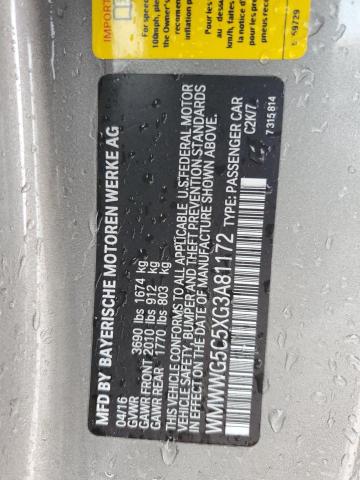 2016 MINI COOPER WMWWG5C5XG3A81172