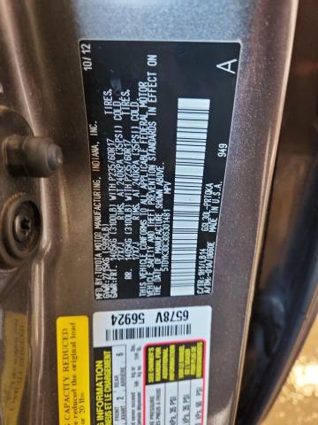 2013 TOYOTA SIENNA XLE - 5TDYK3DC3DS301481