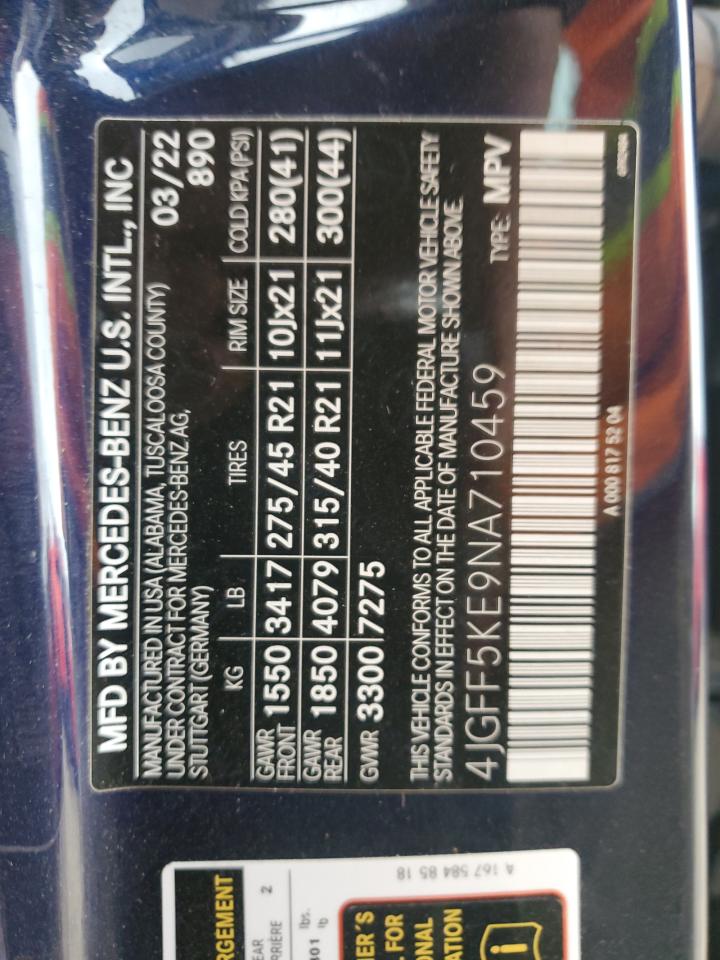 MERCEDES-BENZ GLS-CLASS 450 4MATIC