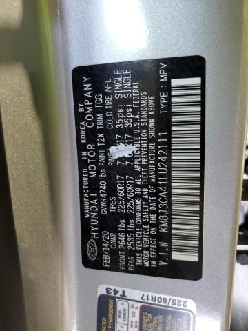 2020 HYUNDAI TUCSON LIM - KM8J3CA41LU242111