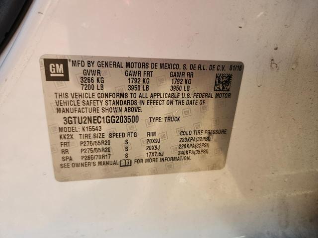 2016 GMC SIERRA K15 #3286691320