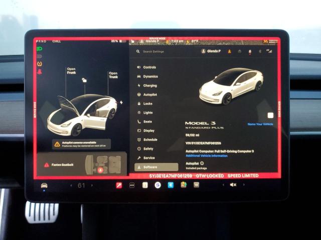 2021 TESLA MODEL 3 5YJ3E1EA7MF061259