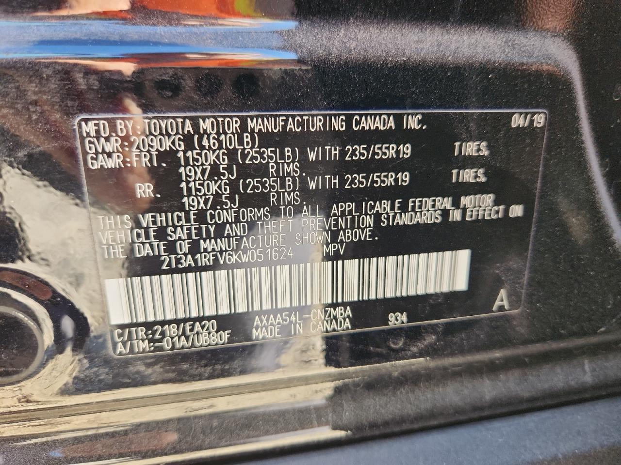 TOYOTA RAV4 XLE PREMIUM