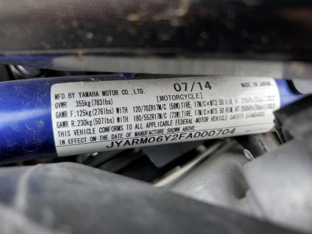 2015 YAMAHA FZ07 C JYARM06Y2FA000704