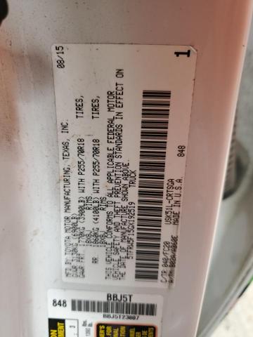 2016 TOYOTA TUNDRA DOU 5TFRW5F15GX192519