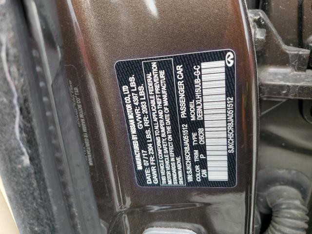 2018 INFINITI G37 BASE - SJKCH5CR8JA051512