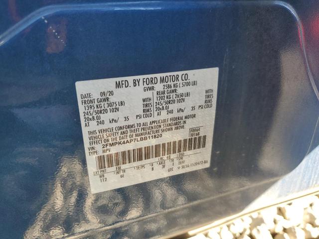 2020 FORD EDGE ST - 2FMPK4AP7LBB11820