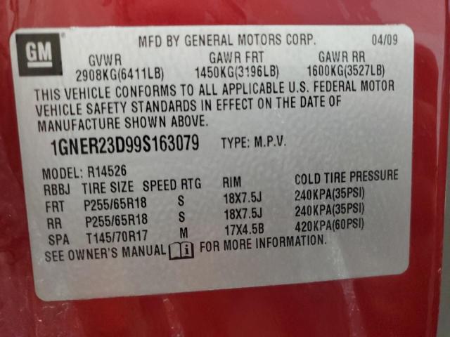 2009 CHEVROLET TRAVERSE L #3278802627