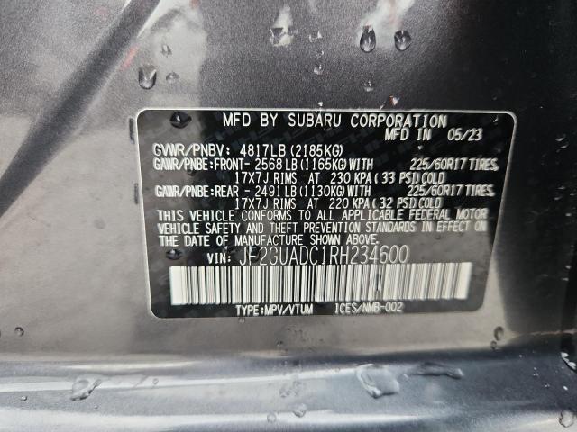 2024 SUBARU CROSSTREK - JF2GUADC1RH234600