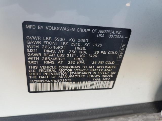 2024 VOLKSWAGEN ATLAS SEL #3309384988