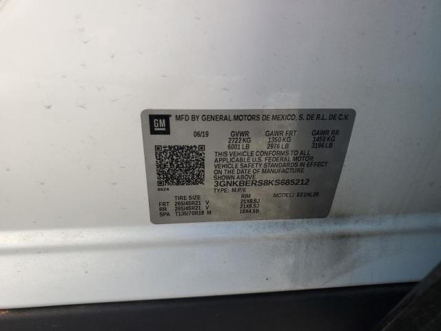 2019 CHEVROLET BLAZER RS - 3GNKBERS8KS685212