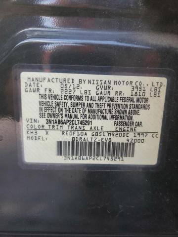 2012 NISSAN SENTRA 2.0 #3297894793